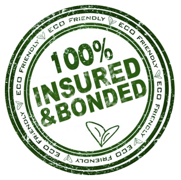 100% Insured and Bonded Badge