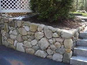 West Linn rock retaining wall concrete
